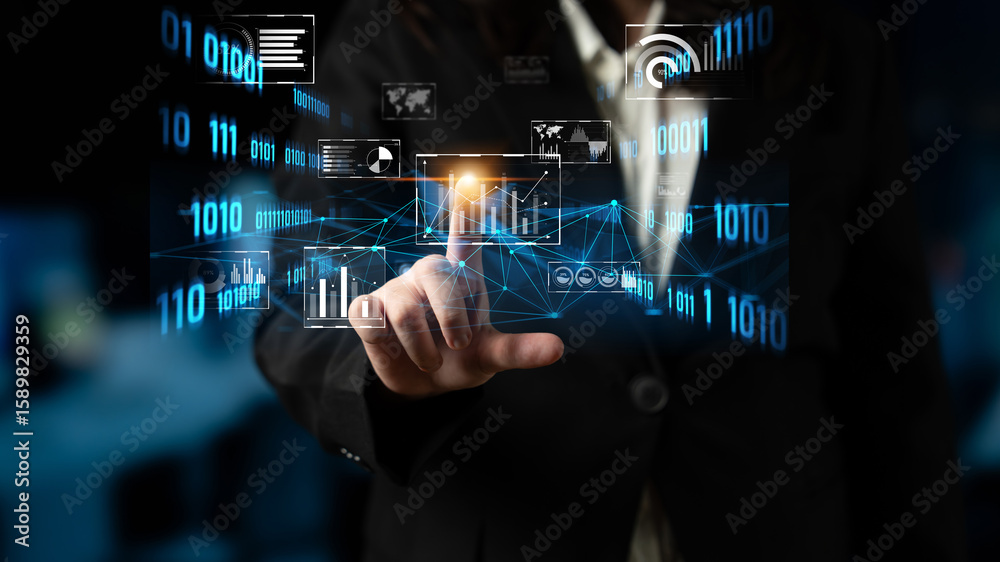 Poster big data and analytics support real-time insights, predictive modeling, and data-driven decisions fo