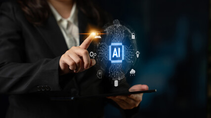 Global AI artificial intelligence transforms AI technology worldwide. Global artificial...