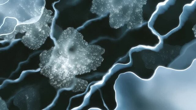 Abstract Protein Structures in Translucent Matrix Morphology