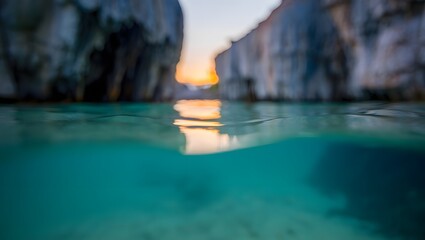 Discover the beauty of phi phi island thailand: turquoise water, cliffs, and sunset