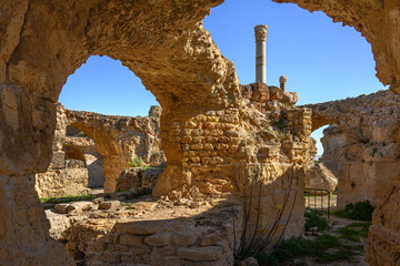 The ruins of Carthage, Tunisia