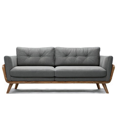 Fototapeta premium Industrial Urban Loft sofa chair isolated on transparent background