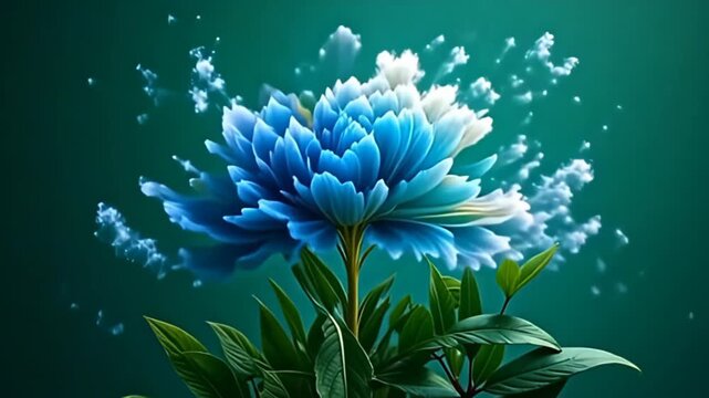 An burst of tint volley forward comparable axerophthol galaxy, where blossoming petal work aside dissonance fuzzy conceptual wander emit inward totally directions, twine and coil inward