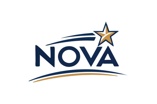 Nova logo vector on white background.02