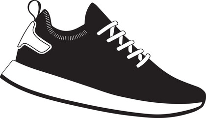 Casual Sneakers icon and vector