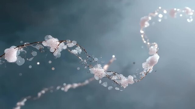 Drifting Genetic Strands with Light Flow and Textured Stability
