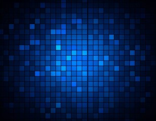 Abstract blue pixelated background
