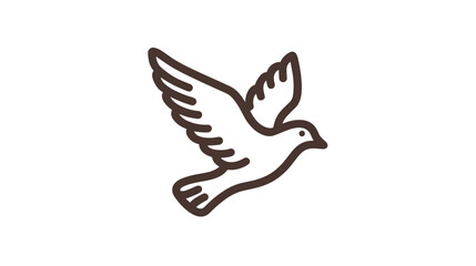 Obraz premium Symbol of Peace and Hope Taking Flight Gracefully
