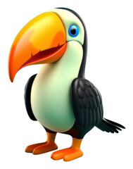 Naklejka premium PNG Toucan toucan animal puffin.