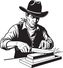 Abstract Figure in Dark Silhouette Against a Light Background silhouette