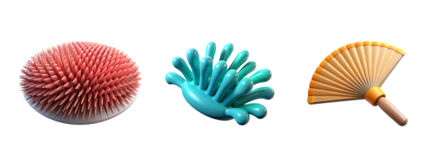 Brush and palette with colorful paints brush set.