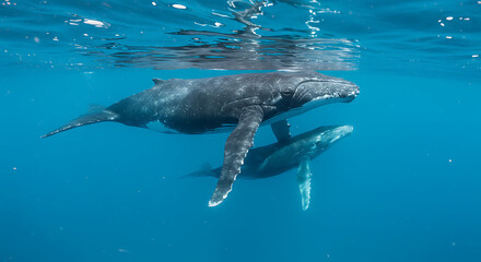 Obraz premium Humpback Whale – Breathtaking DSLR Ocean Wildlife Photography