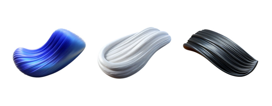 Vibrant turquoise brush stroke captures creativity in artistic expression and design isolated on transparent background