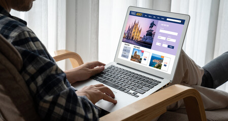 Online travel agency website for modish search and travel planning offers deal and package for...