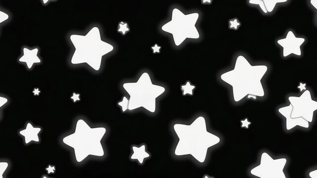 stars space night cartoon video animation