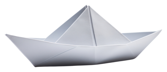 PNG One paper boat origami vehicle