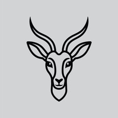 Wildlife Antlered Deer Head Art