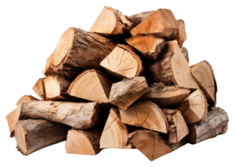 PNG Small pile of firewood lumber white background deforestation.