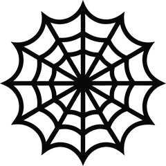 Obraz premium Spider and web vector illustration Halloween spider web pattern design seamless texture background