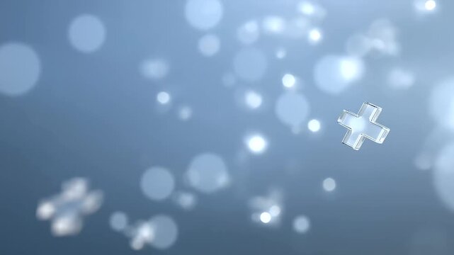 Medical status icons in a clean space for monitoring readiness