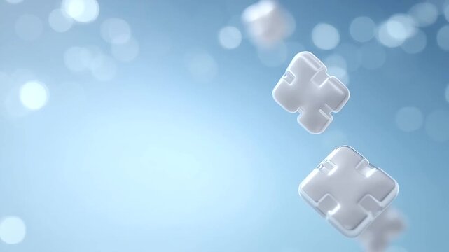 Medical status icons floating in clean space for readiness