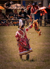 aboriginal in traditional costume