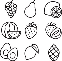 Fruirs Icons Sheet