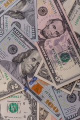 USA money, cash paper dollars, american business and financial transactions. Cash dollars