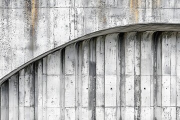 Abstract Concrete Wall Texture Architectural Design Element