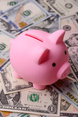 USA money, cash paper dollars, american business and financial transactions. Cash dollars