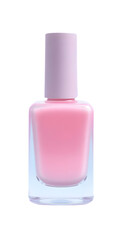 Nail polish isolated on white, transparent