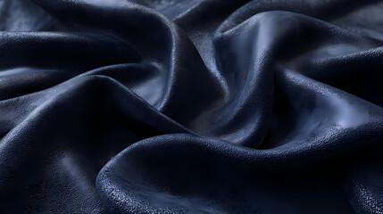 Experience the luxurious feel of a soft, dark blue suede fabric texture in exquisite detail. velvet grain. Illustration