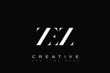 ZEZ abstract letter logo design. This logo is designed by three abstract letters.