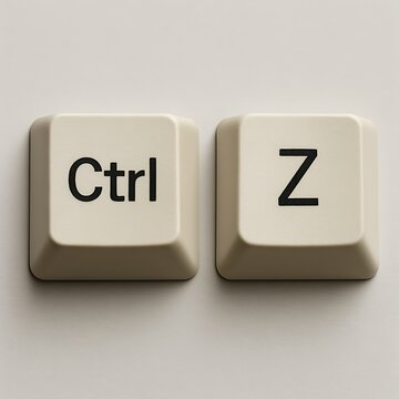 Keyboard Key Ctr and Z