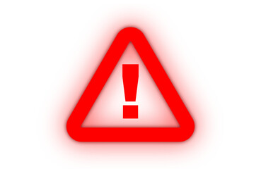 Warning sign symbol exclamation triangle vector