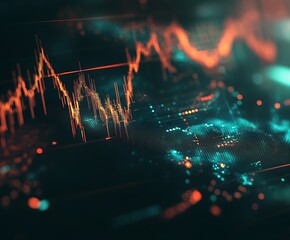 Exchange chart money on investment business background of growth currency trade graph profit analysis or marketing strategy for digital economic technology