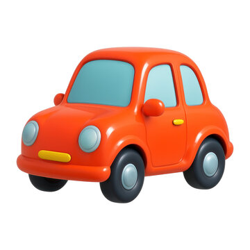 PNG Cute floating toy car