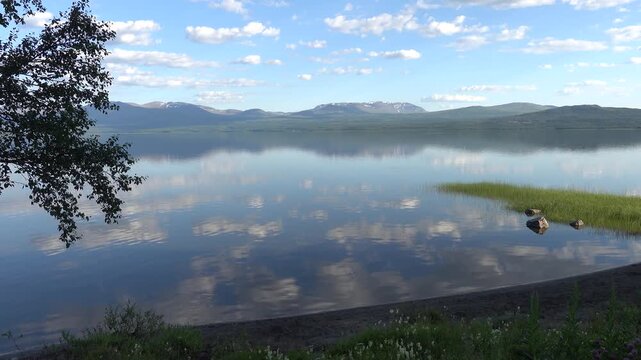 Klocka, Sweden The remote &Aring;nnsj&ouml;n Lake in the J&auml;mtland region.  