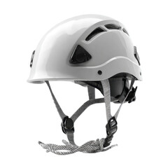 Fototapeta premium White helmet with a black strap