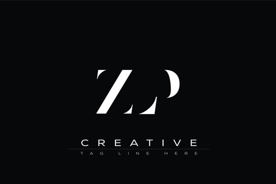 ZLP abstract letter logo design. This logo is designed by three abstract letters.