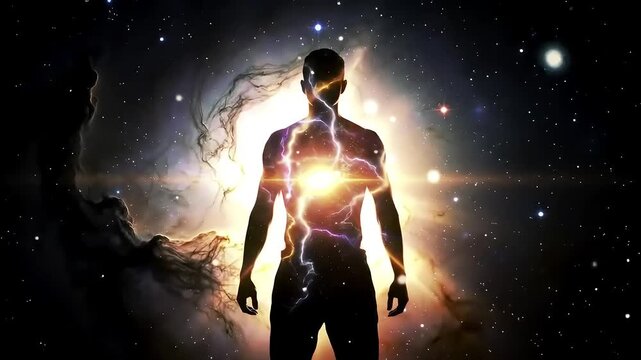 Cosmic Man Energy, Space, Nebula