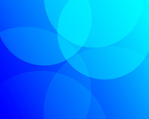 Minimalist banner background, pastel colorful, Light Blue gradations. Circle effect style geometric, abstract background. Vector Illustration