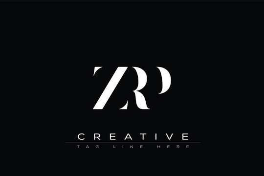 ZRP abstract letter logo design. This logo is designed by three abstract letters.