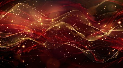 Classic Christmas concert visual with stage lighting and holiday decorations