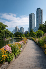 breathtaking summer landscapes of urban parks in toronto canada showcasing vibrant greenery colorful flowers and