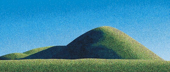 Golden Wheat Field with Trees Under a Blue Sky