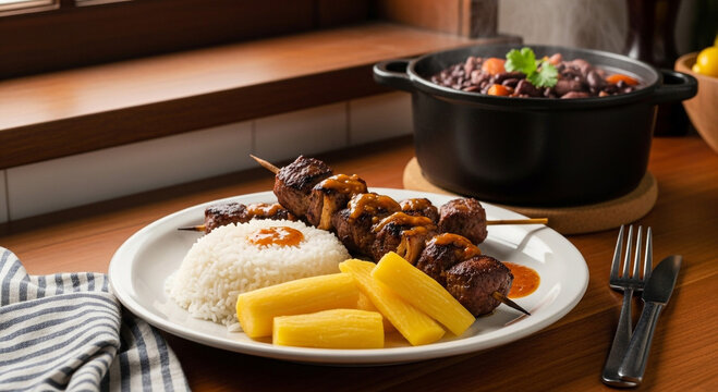 jantinha e feijoada brasileira