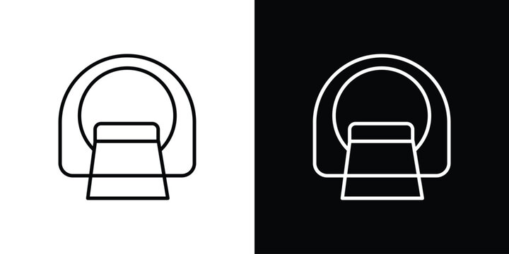 Tomography icon black vector concept - stock vector.