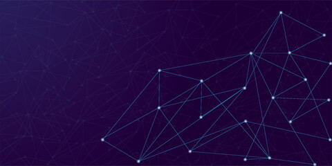 Low Poly Network Design: Stylized 3D Connection Nodes and Web Structures for Tech, UI, Apps, and Digital Visuals