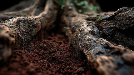 tree roots in the forest